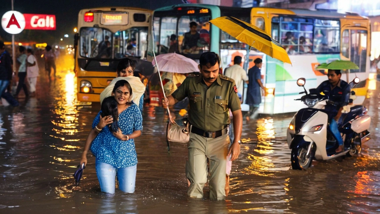 दिल्ली-एनसीआर में भारी बारिश: रेड अलर्ट जारी, स्कूल बंद, यातायात प्रभावित